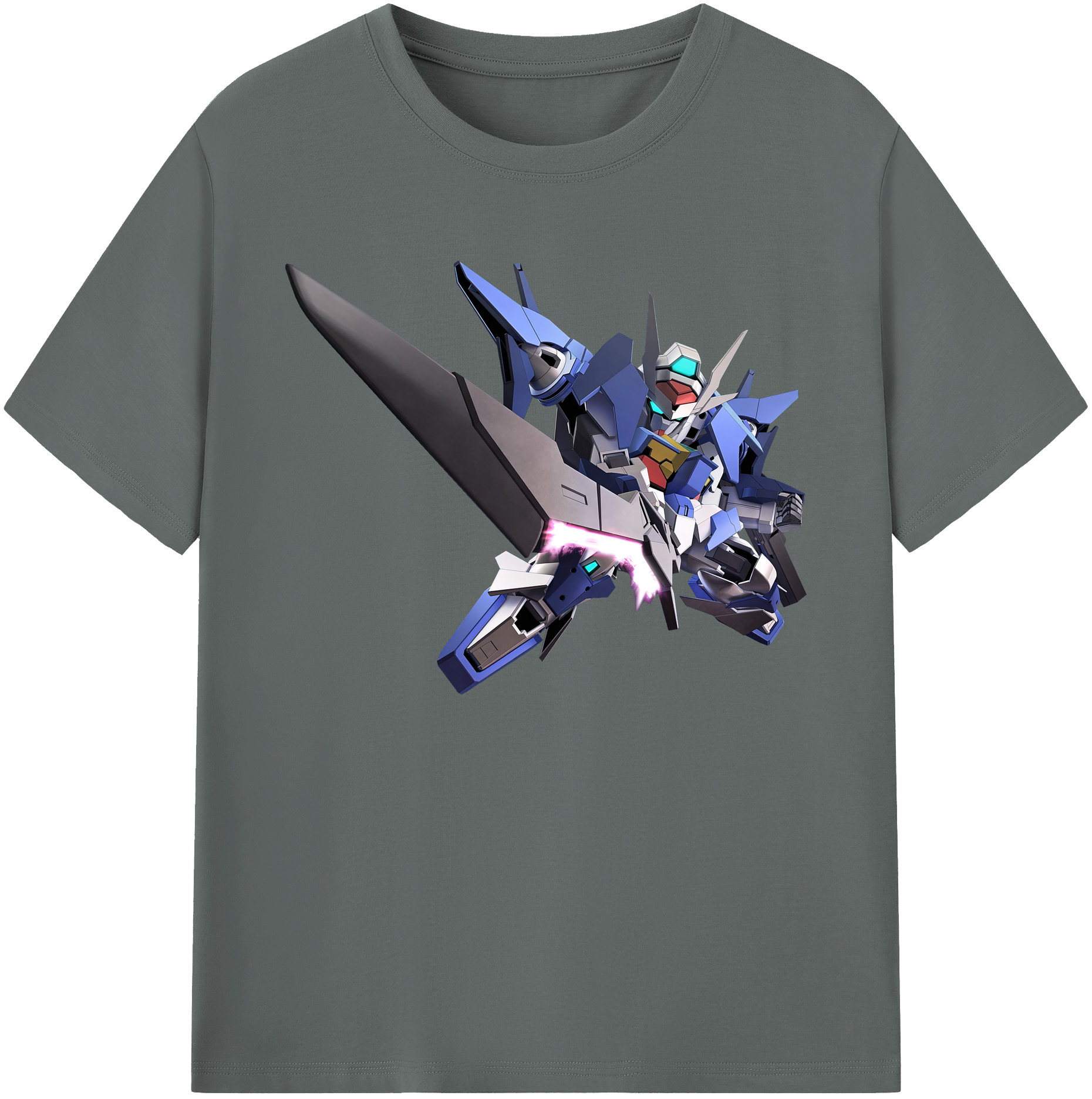 （画像用） 機動戦士ガンダム Mobile Suit Gundam 綿100％ メンズ半袖Tシャツ｜肌触りやわらか＆通気性